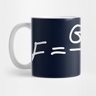 Newton's equation of gravity Mug